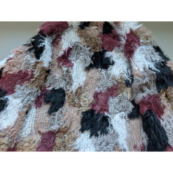 Ulla Johnson Iris Genuine Rabbit Fur Lamb Fur Jacket Coat Size P Rare #1N452 - Picture 7 of 12